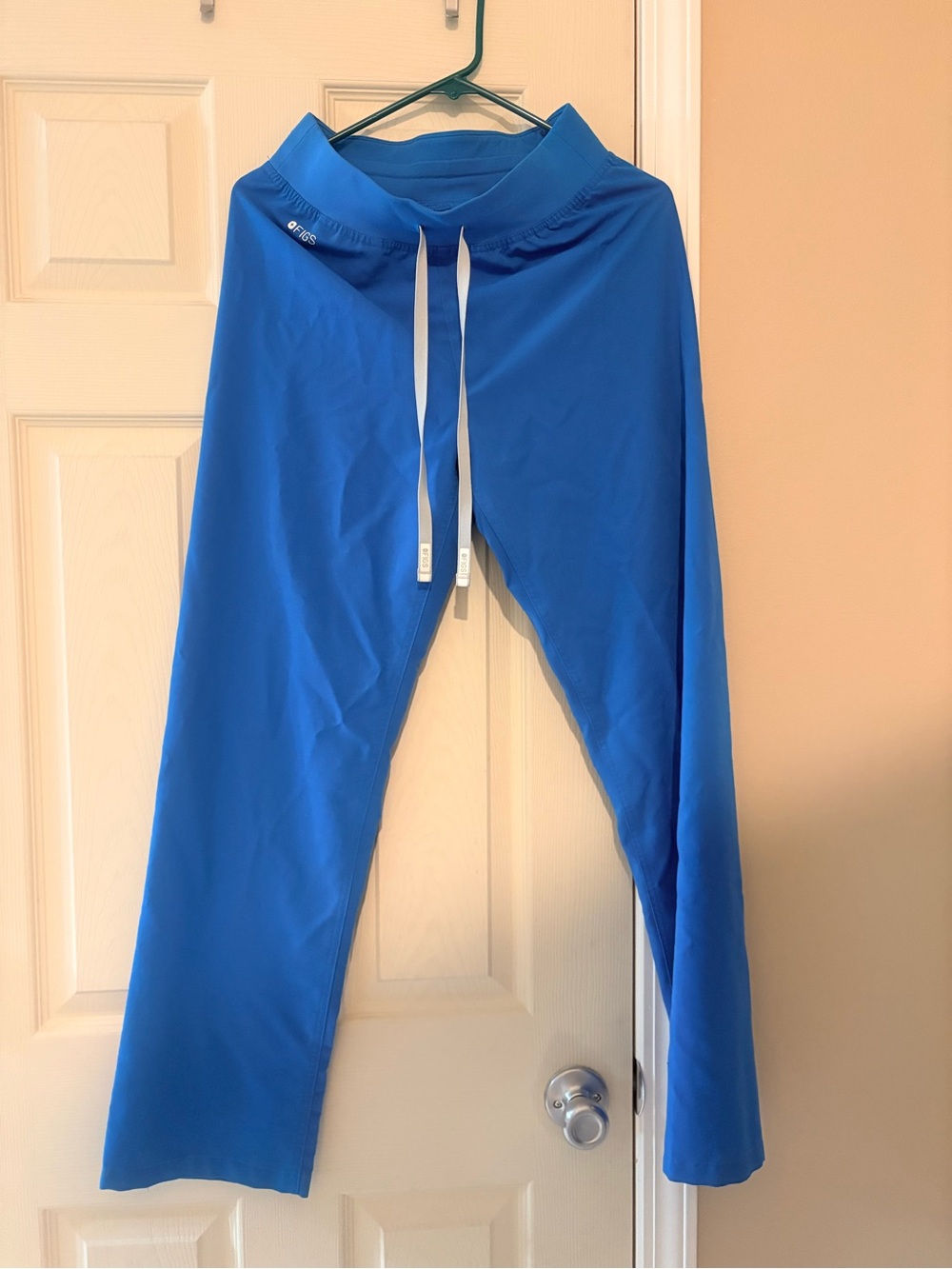 Figs Womens Horizon Blue Wide Leg scrub pants